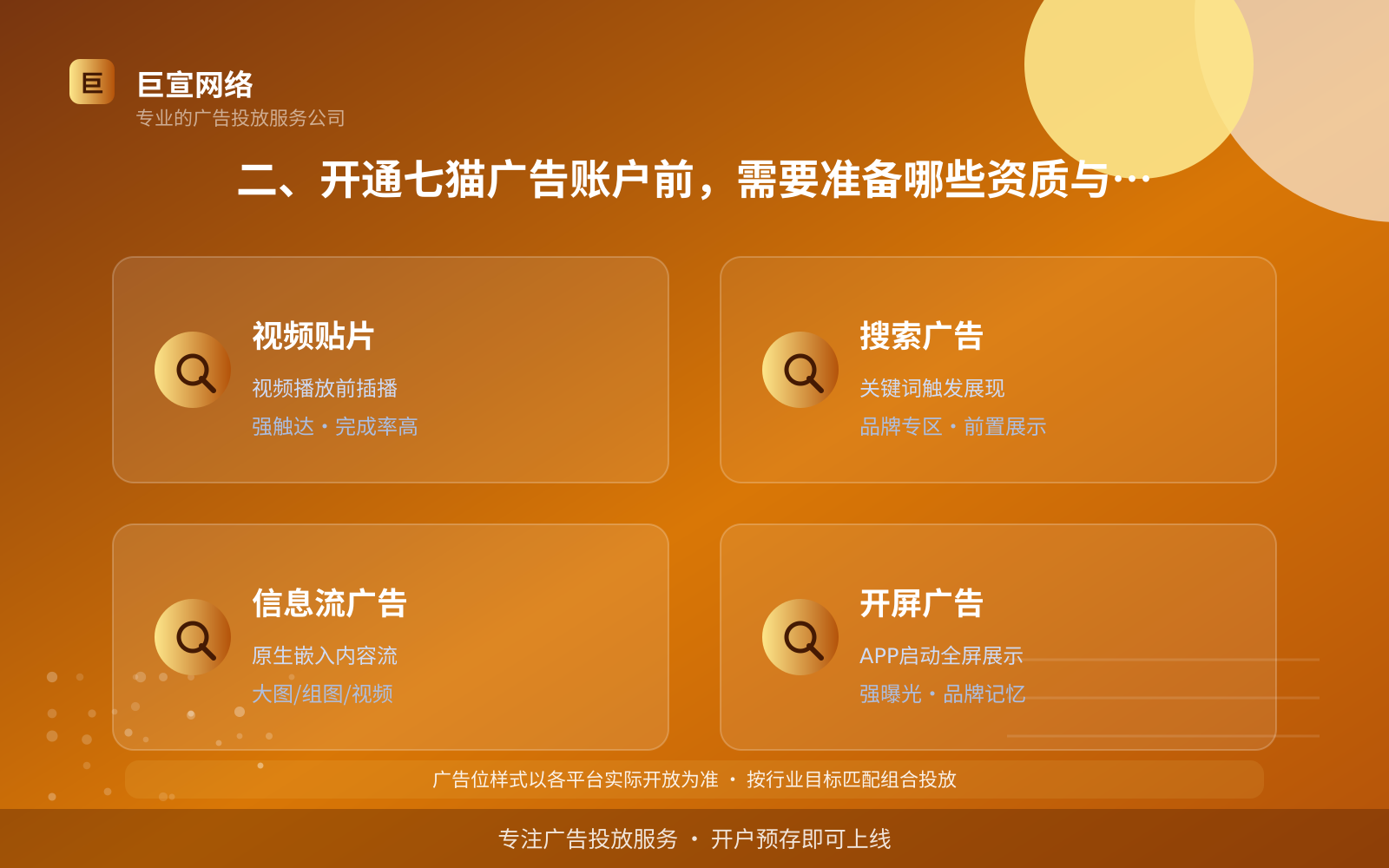 二、开通七猫广告账户前,需要准备哪些资质与材料(费用与预算参考) 如何开通七猫广告投放账户?(配图2)