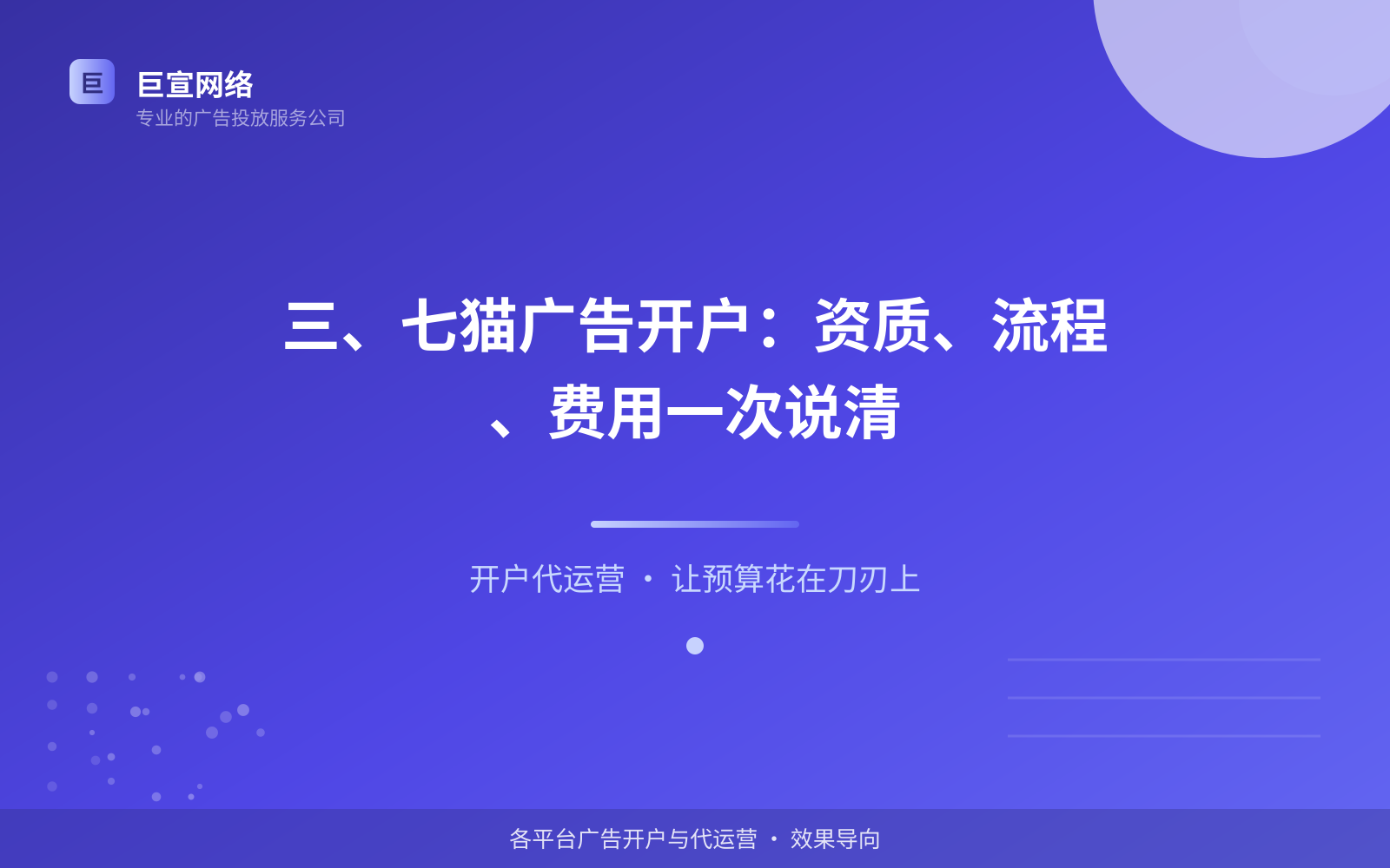 三、七猫广告开户:资质、流程、费用一次说清(服务内容介绍) 三、七猫广告开户:资质、流程、费用一次说清(服务内容介绍)